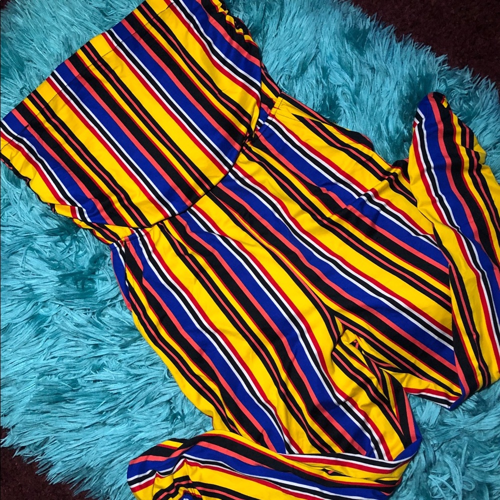 Striped Jumpsuit